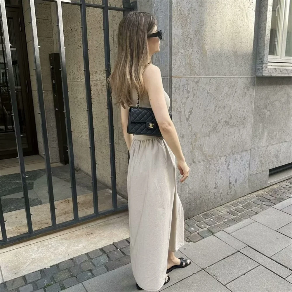 Stylish Long Black Dress for Women