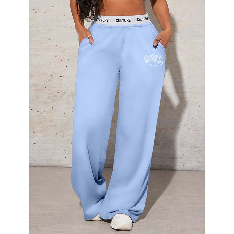 Title: Women’s Baggy Pants – High Waist, Loose Fit, Streetwear Style