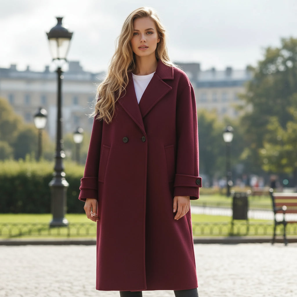 Casual Long Wool Jacket