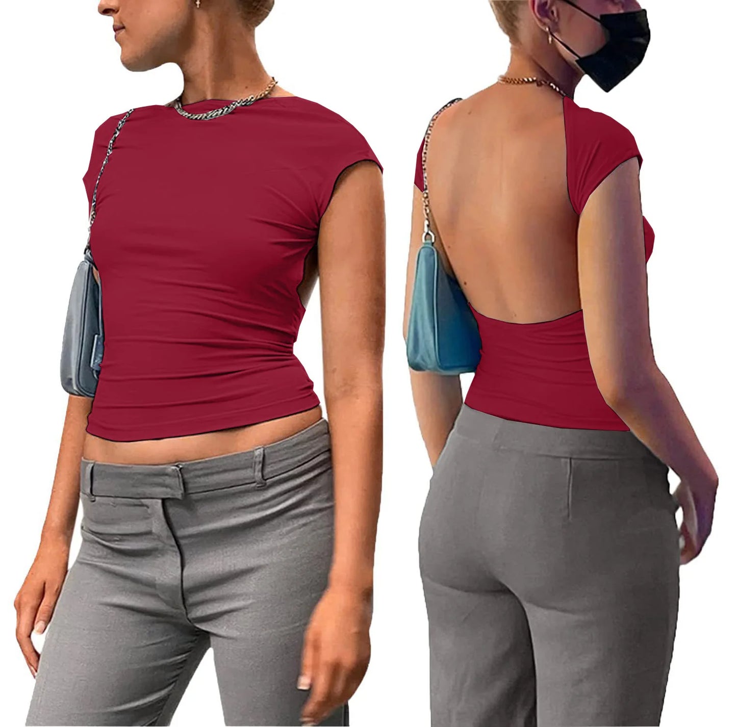 Casual Streetwear Bodycon Top