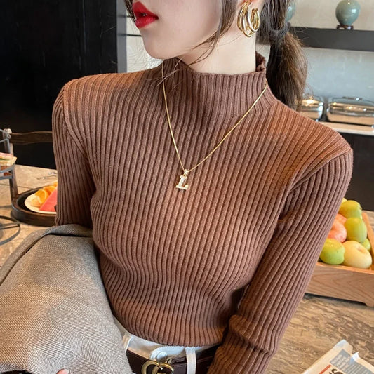 Women Sweater Pullover Slim