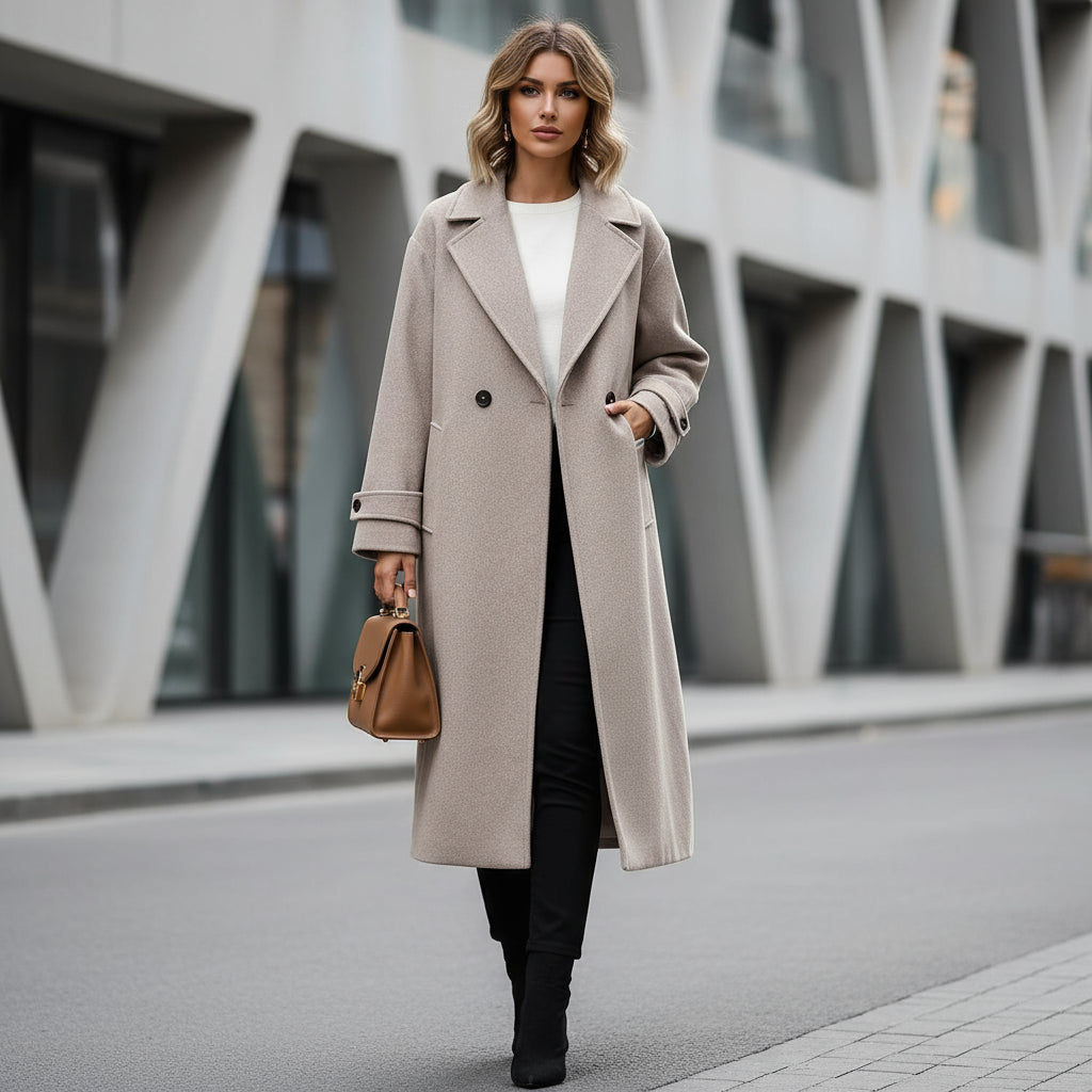 Casual Long Wool Jacket
