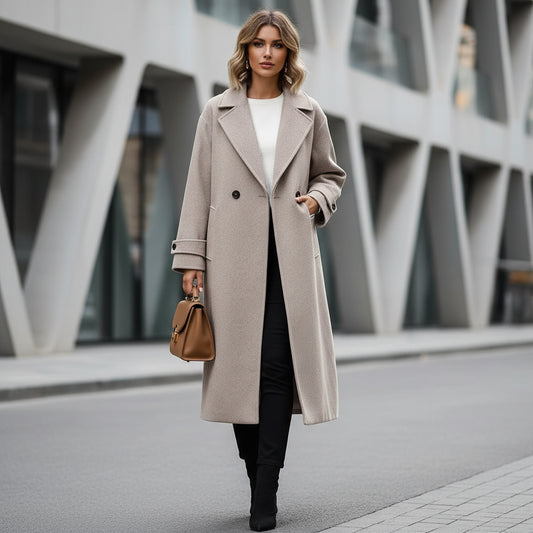 Casual Long Wool Jacket