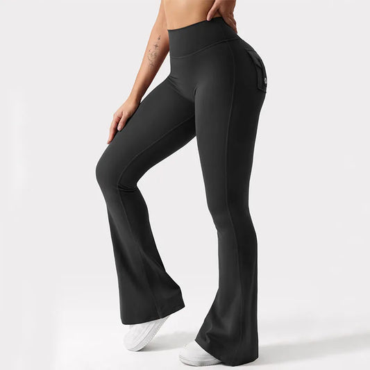 Women’s Wide Leg Yoga Pants with Pockets