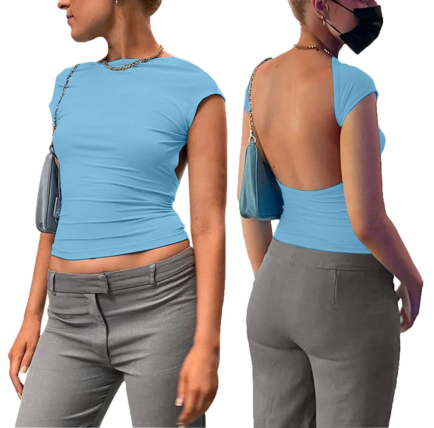 Casual Streetwear Bodycon Top