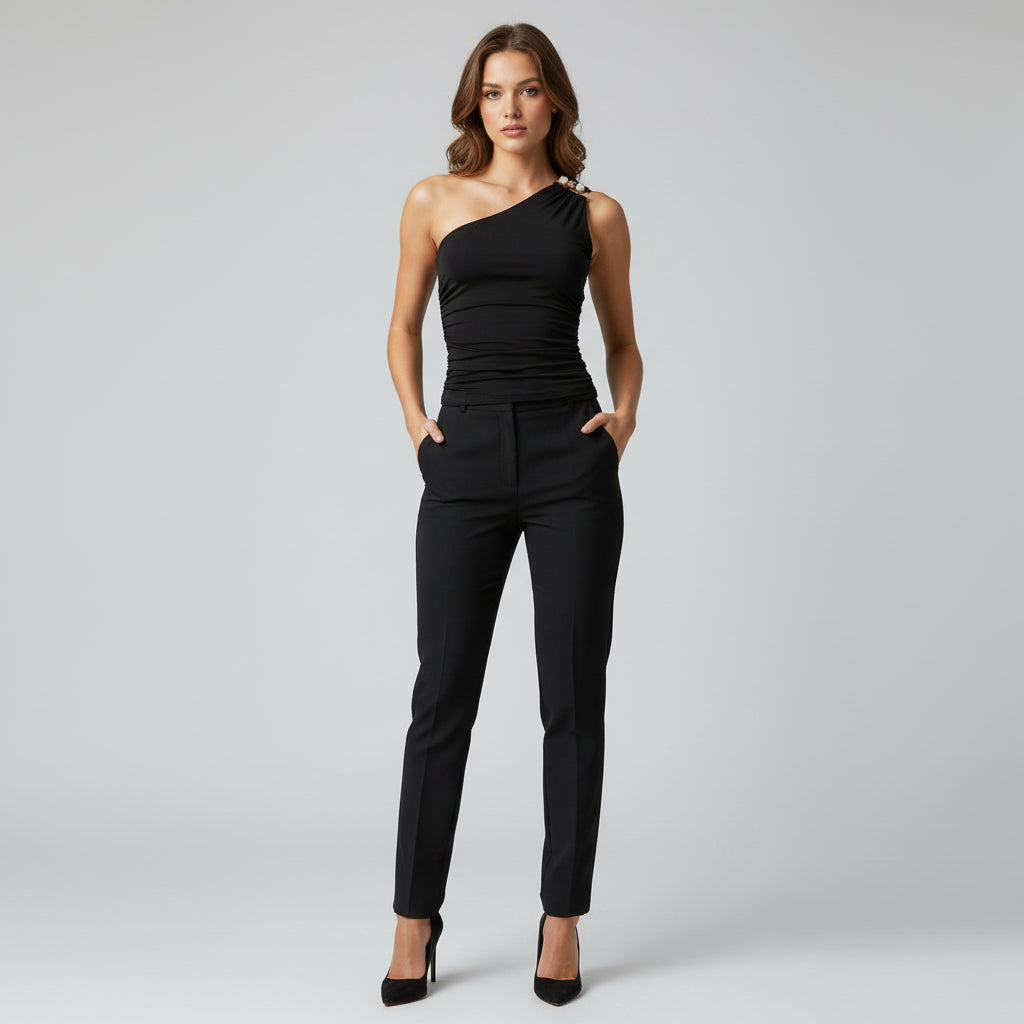 Hottie Ruched Shoulder Top