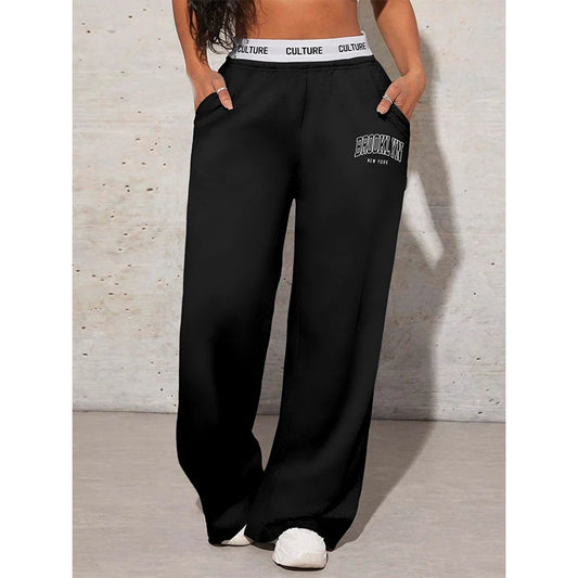 Title: Women’s Baggy Pants – High Waist, Loose Fit, Streetwear Style